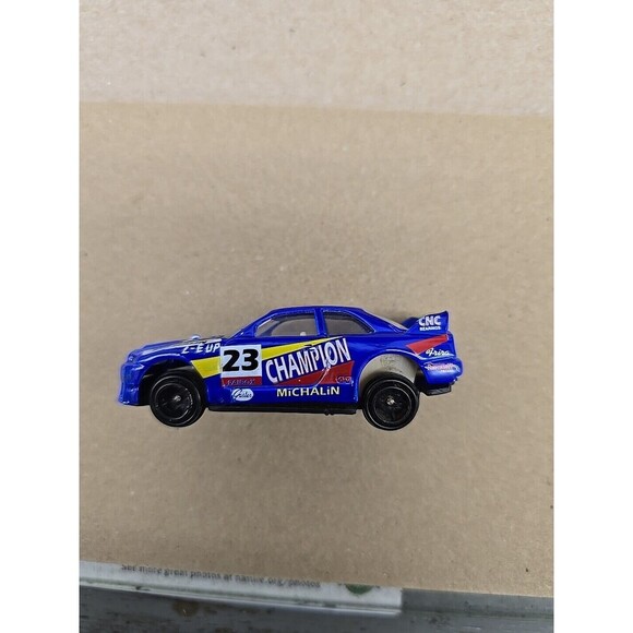 CHAMPION MICHALIN MOOPAR PARTS PAIBOX #23 BLUE 1:64 DIECAST 3" NASCAR RACE CAR - Picture 5 of 6